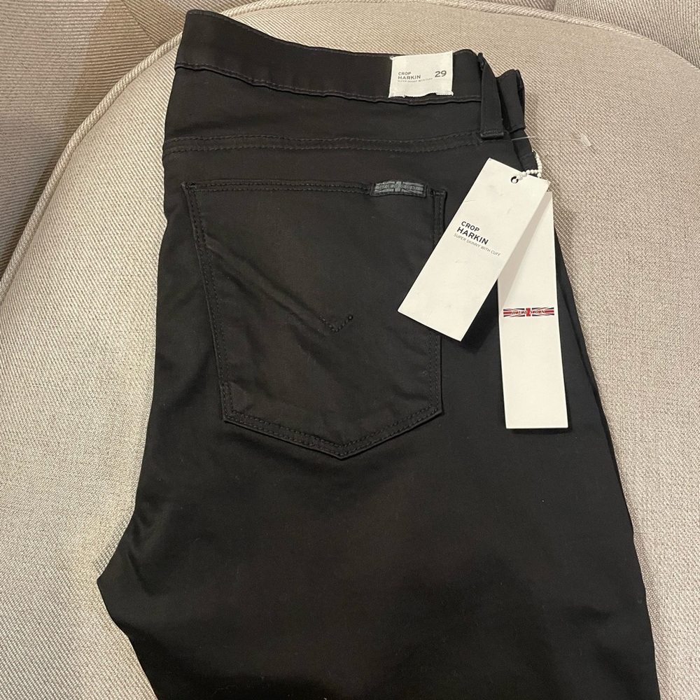 Hudson Jeans Women’s Harkin Super Skinny Crop Black Jeans
